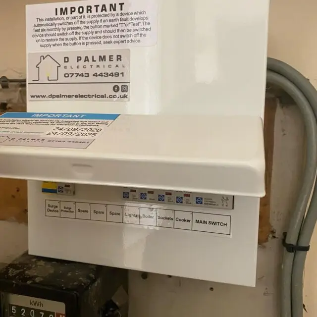 Fuseboard Upgrade, part of remedial works carried out as a result of an unsatisfactory EICR carried out last week.

#electrician #job #work #upgrade #cheltenham #test #safety #electricianofinstagram #cotswolds #rental #service 
@lewdenpalazzoli @icertifi